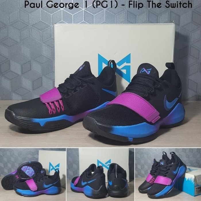 PROMO SEPATU BASKET  MURAH FREE SHOES BAGSepatu Basket Nike PG 1(Paul George 1) Flip the  DISKON