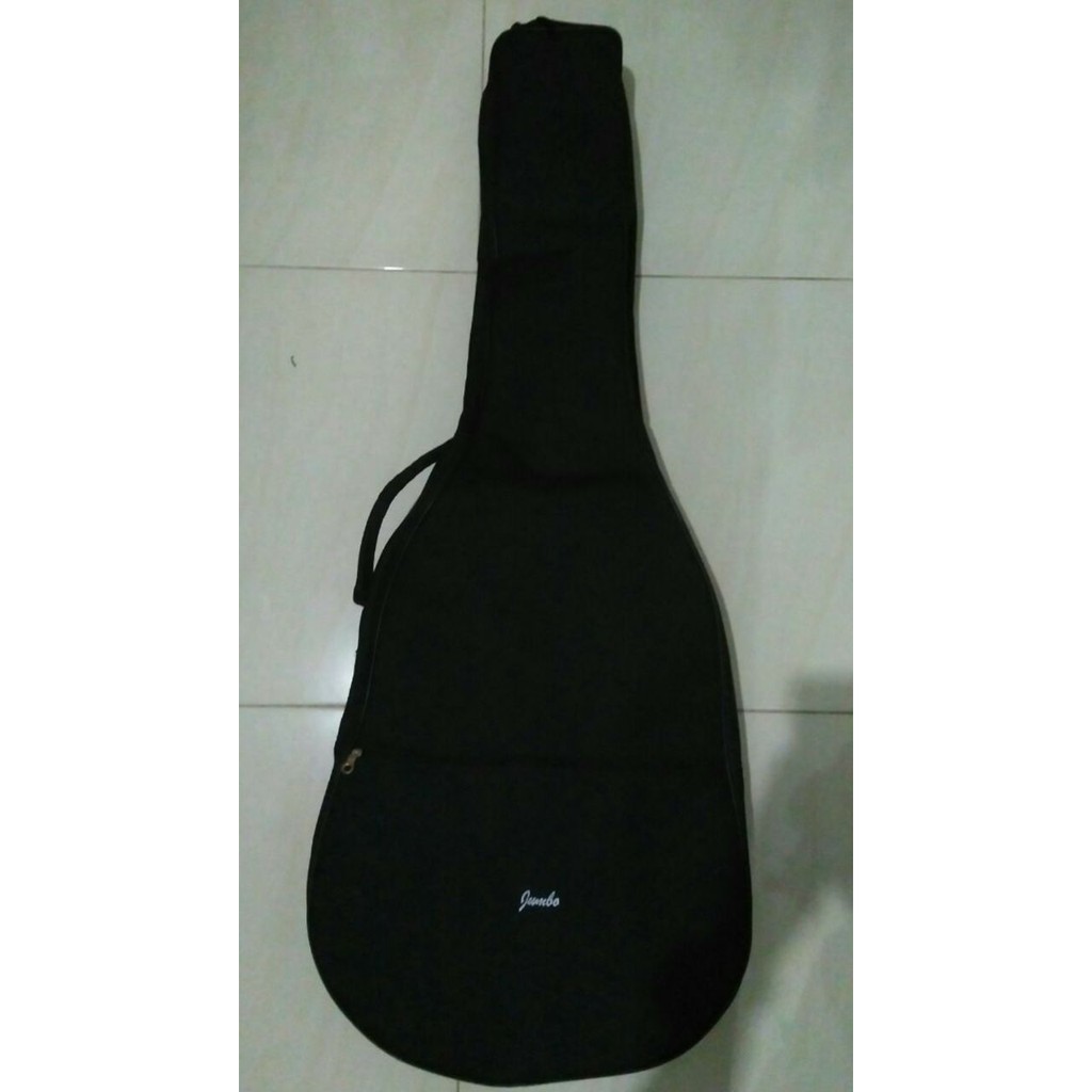 Tas Gitar Akustik Semi Gigbag Bahan KANVAS Jumbo Jakarta Murah Softcase