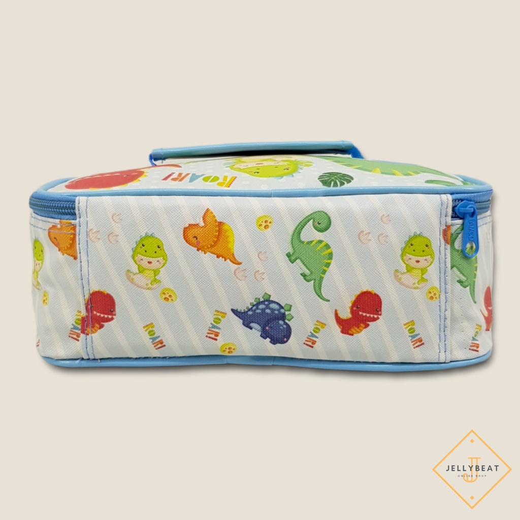 Tas PREMIUM bekal anak / lunch box / tempat kotak makan cars dinosaurus london