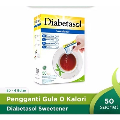 

SWEETENER DIABETASOL 50 Sachets 75 G