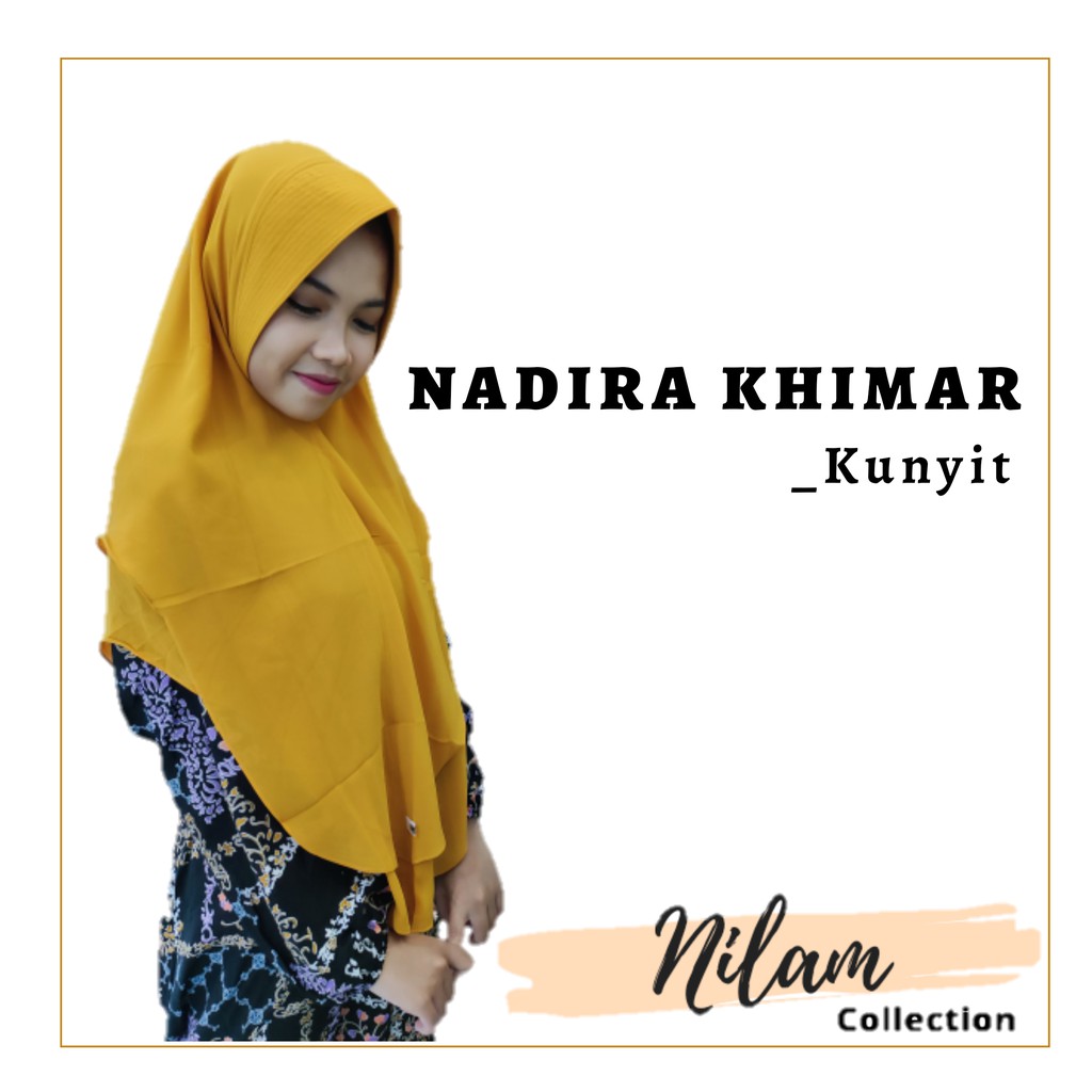 Nadira Khimar || Khimar Instan || Hijab 2 layer || Hijab Syar'i
