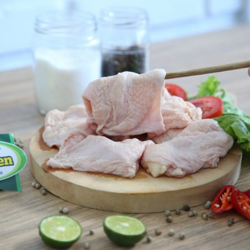 

Kulit Ayam Probiotik-Organik-Ayam Sehat-Berkah Chicken - 450 gram