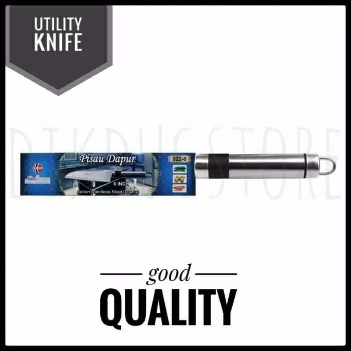 Pisau Dapur Stainless Steel Murah Utility Knife Ideal 922