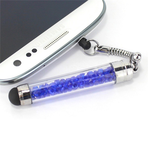 Stylus hp mini crystal diamond touch screen pen layar