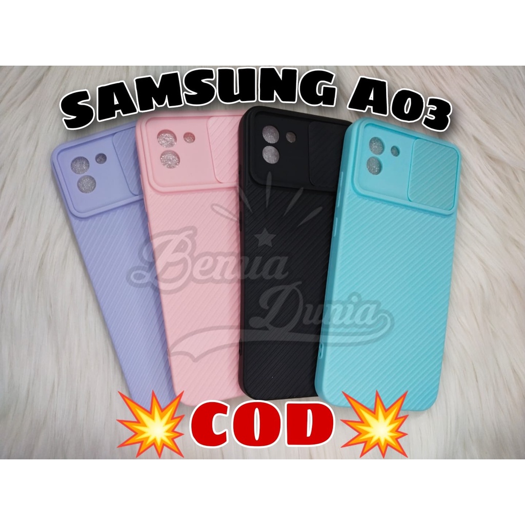 CASE SLIDE OPPO A55 4G // CASE SLIDE MACARON PLUS RING KAMERA OPPO A55 4G - BD