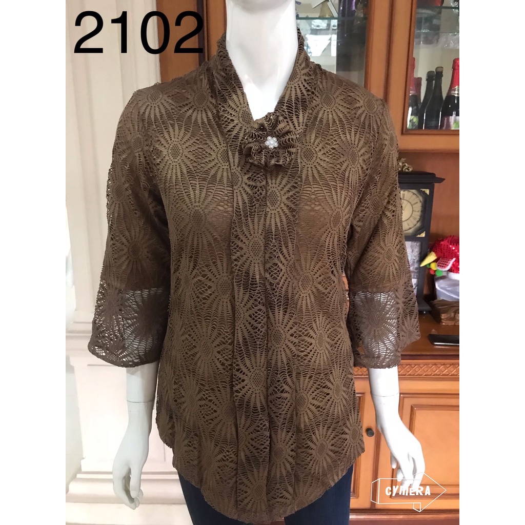 2099 kebaya plm full brukat premium /kebaya encim brukat