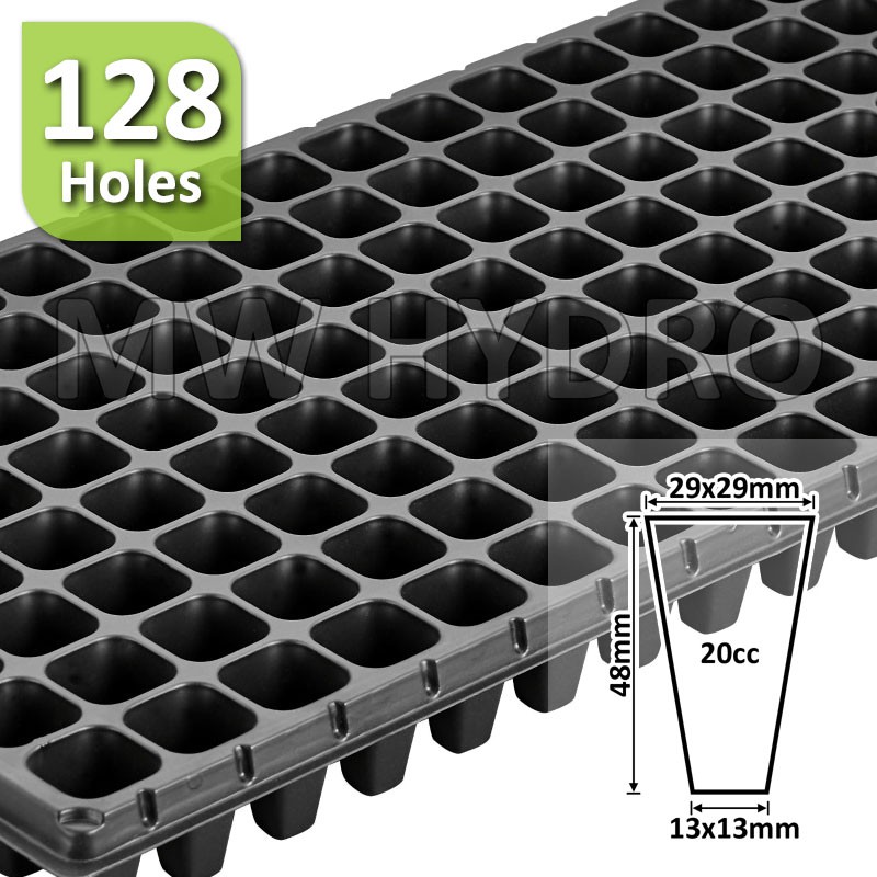 5 Pcs - Tray Semai / Seedling Tray - 128 lubang