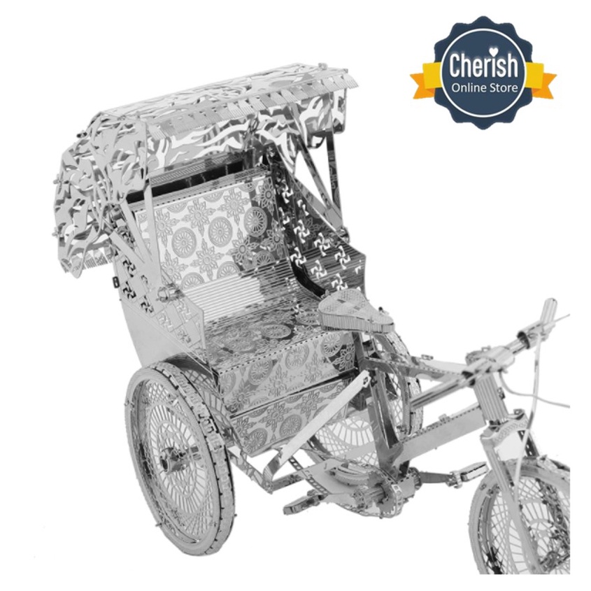 Metal 3d Puzzle - Miniatur kendaraan Antik - Pazel Mobil Klasik - DIY Puzzle Classic Car - Koleksi Pajangan