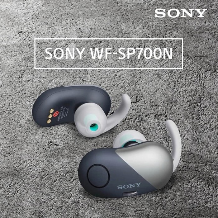 {SuheStore} sony wf-sp700n - Hitam Diskon