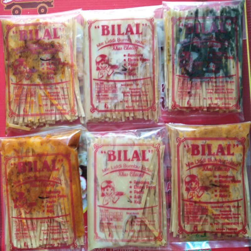 

BILAL MIE GEPENG BUMBU BASAH 120gram