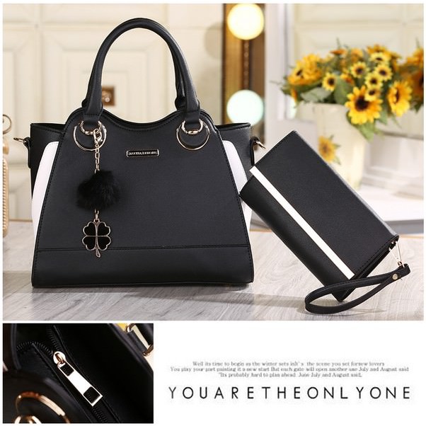 SQ2633 TAS BRANDED IMPORT BATAM ALEXIA LENORE TAS SET2IN1 TAS SLEMPANG FREE DOMPET TAS TERBARU A