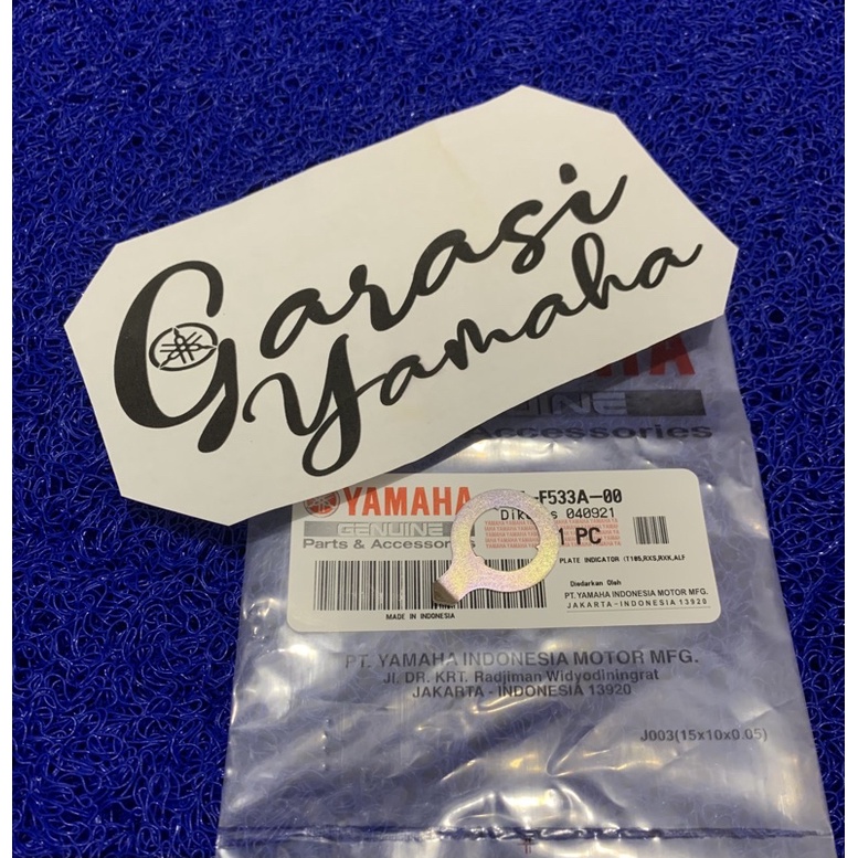 Plat kampas rem belakang mio nouvo plat paha rem Indikator Indicator Ketebalan Kampas Rem Rx king Rx