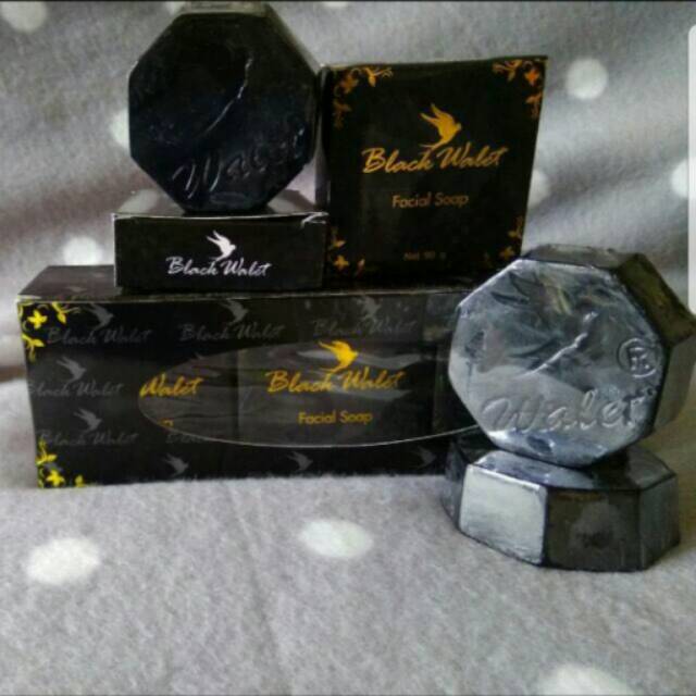 SABUN BLACK WALET ORIGINAL BPOM / BLACK WALET FACIAL SOAP (PER LUSIN)