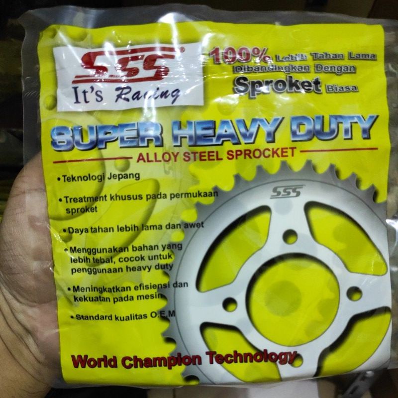 Gear Belakang SSS 415 28 30 31 32 33 34 35 36 37 38 39 40 41 RXZ RXKing Jupiter Vega MX FIZR-SSS 415-28