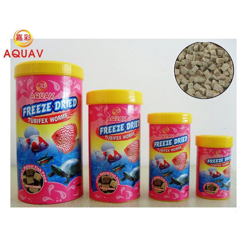 1000ml Tubifex Worm Freeze Dried Cacing Kering Pakan Ikan