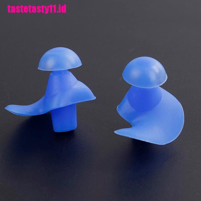 Ear plugs Bahan Silikon Lembut anti Bising Untuk Berenang Dan Tidur