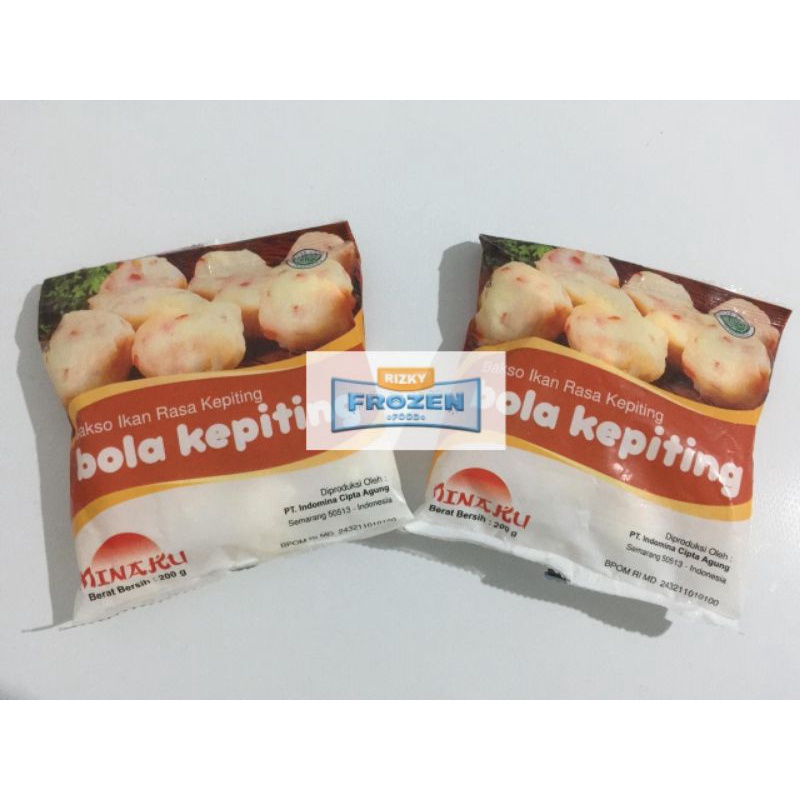 

Bola Kepiting Minaku 200gr