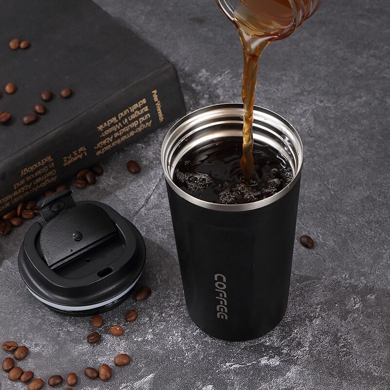 BELLA - THUMBLER TERMOS 3D MUG KOPI PREMIUM / TERMOS MUG COFFE 500 ML METAL