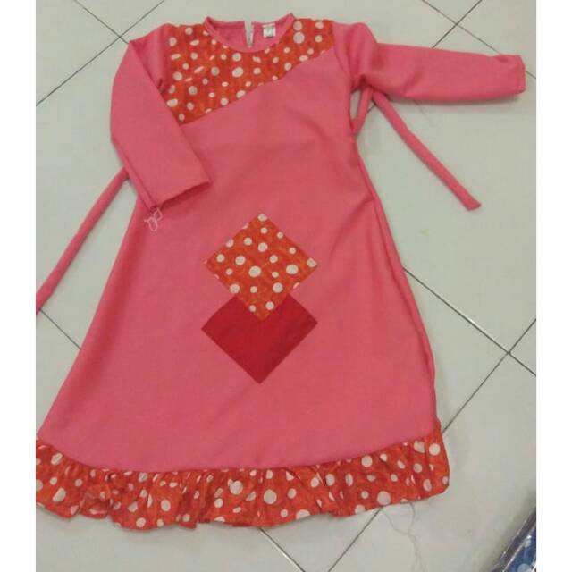 Gamis anak / gamis kombinasi