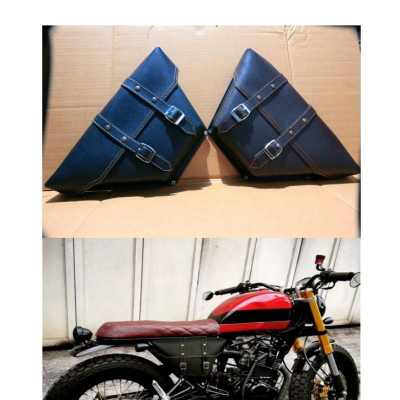 Tas samping Motor Custom sidebag
