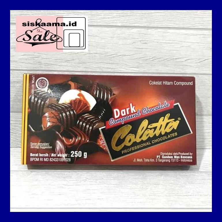 

A40D0Yh Coklat Batangan Compound Colatta Dark Milk White Strawberry 250 Gram - White Chocolate