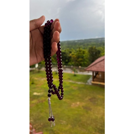 tasbih "lavender" oleh oleh dari haji ismael al kholilie barokah makkah madinah