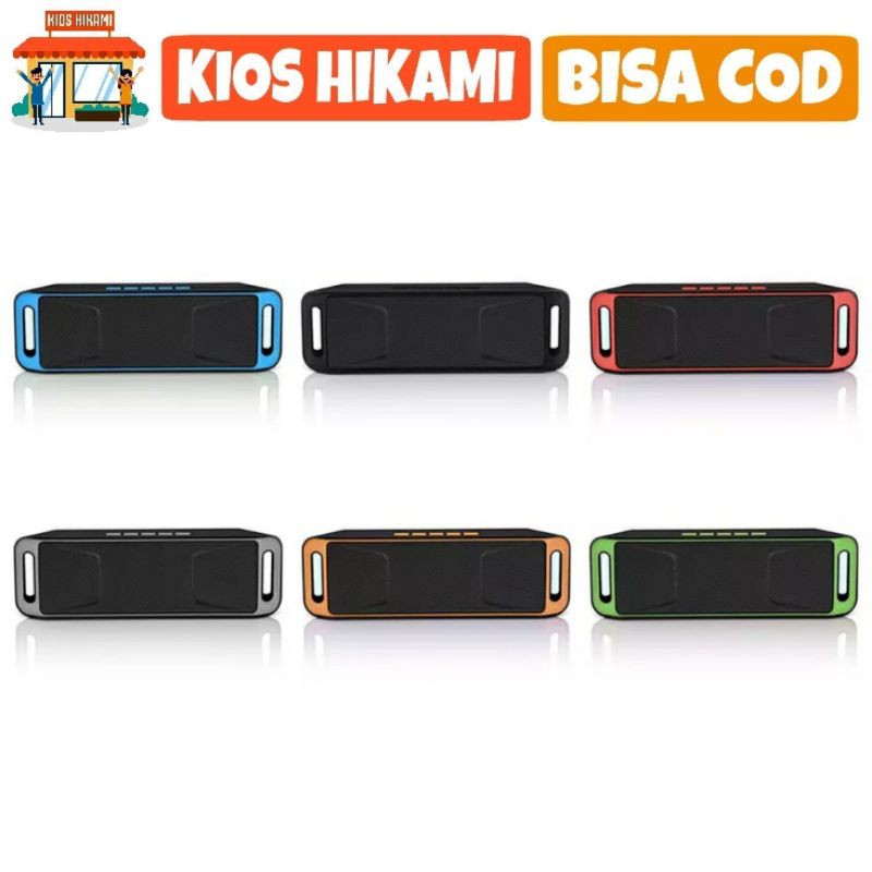 Speaker Bluetooth Megabass Stereo A2DP S208 Multimedia Portable Wireless Murah COD-4