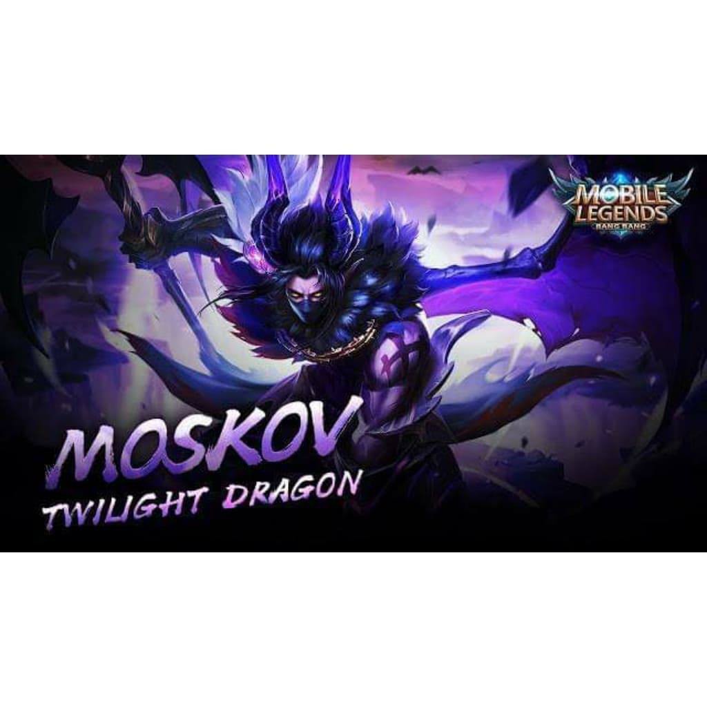 SKIN MOBILE LEGENDS MOSKOV TWILIGHT DRAGON SKIN EPIC MOSKOV Shopee Indonesia