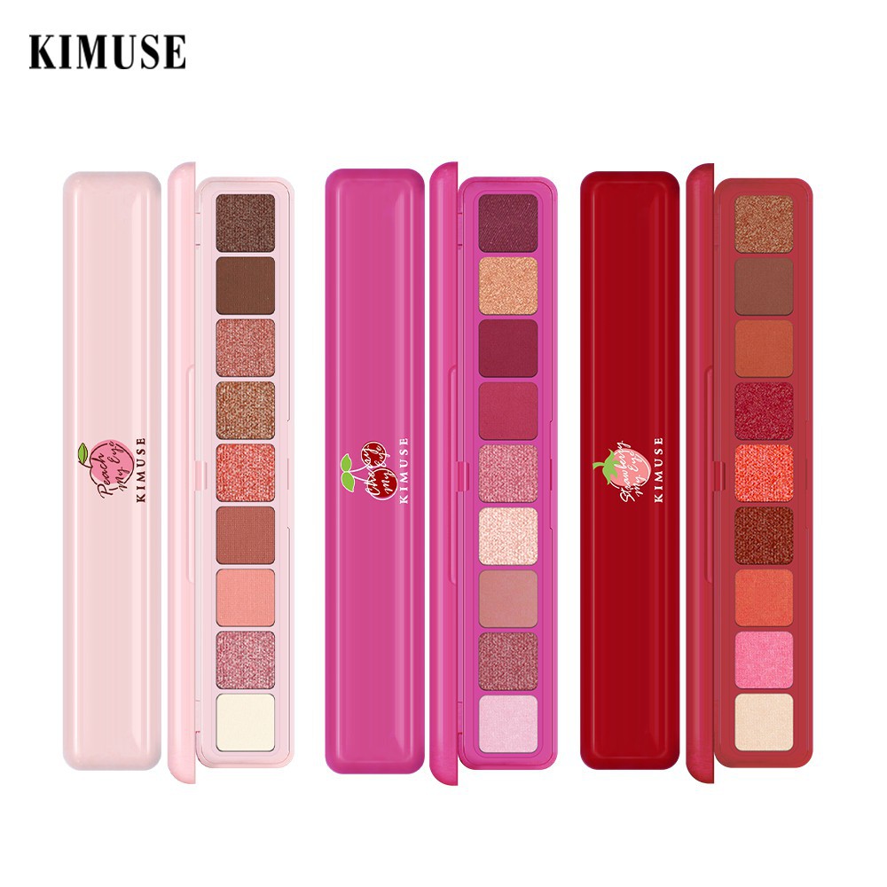 (READY &amp; ORI) Kimuse Eyeshadow Palette Peach / Cherry / Strawberry 330 331 332