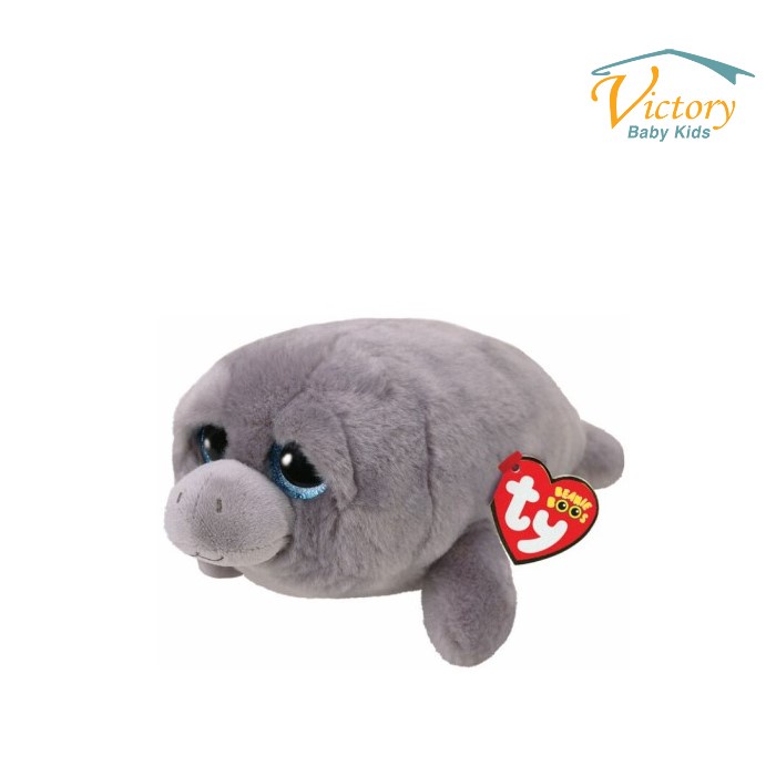 Ty Toys Beanie Boos Milo Manatee R - Boneka Duyung Anak