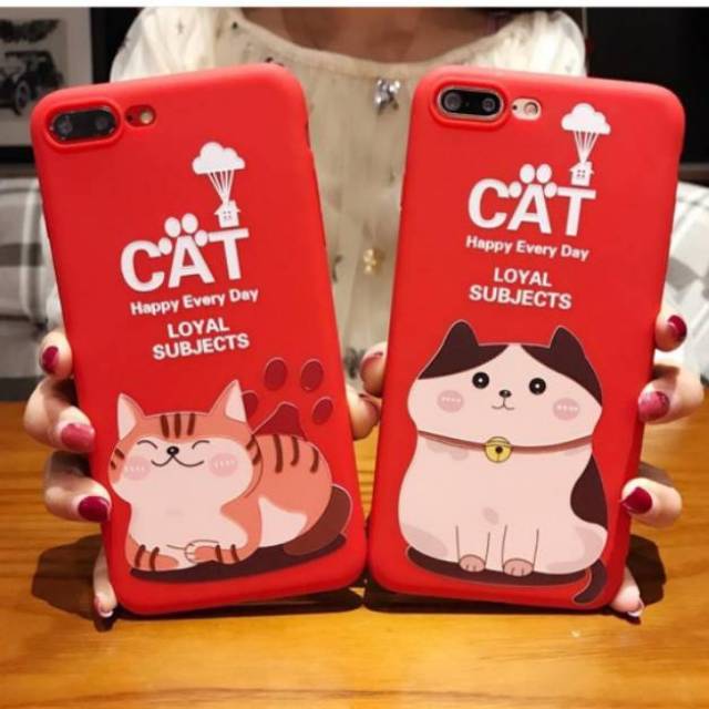 Case Kucing Merah Xiaomi Redmi 5A
