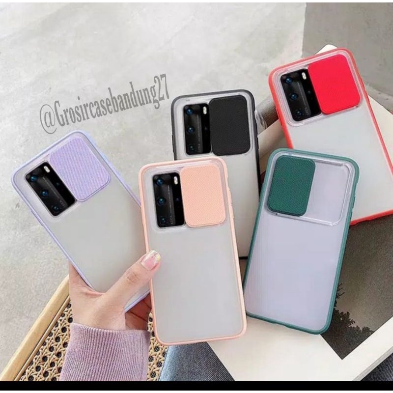 Case Slide Camera for Realme C1 C2 Case Dove Matte