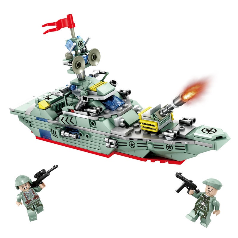 6 in 1 Mainan Lego Bricks Military Tank Balok Susun Edukasi Anak DIY