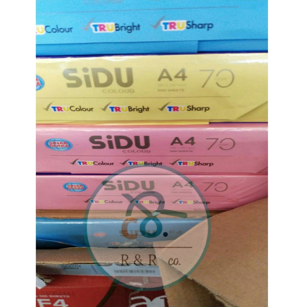 

HVS SIDU Berwarna | sidu color HVS warna A4