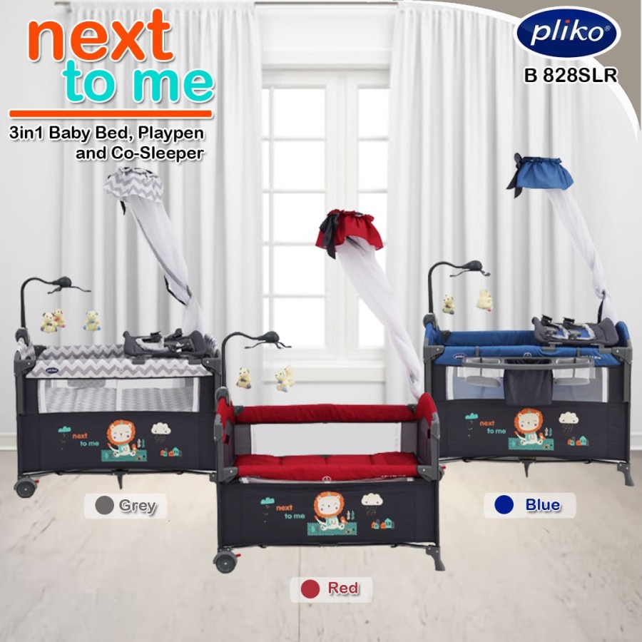 Box Baby Pliko 828 Next-To-Me New / Tempat Tidur Bayi