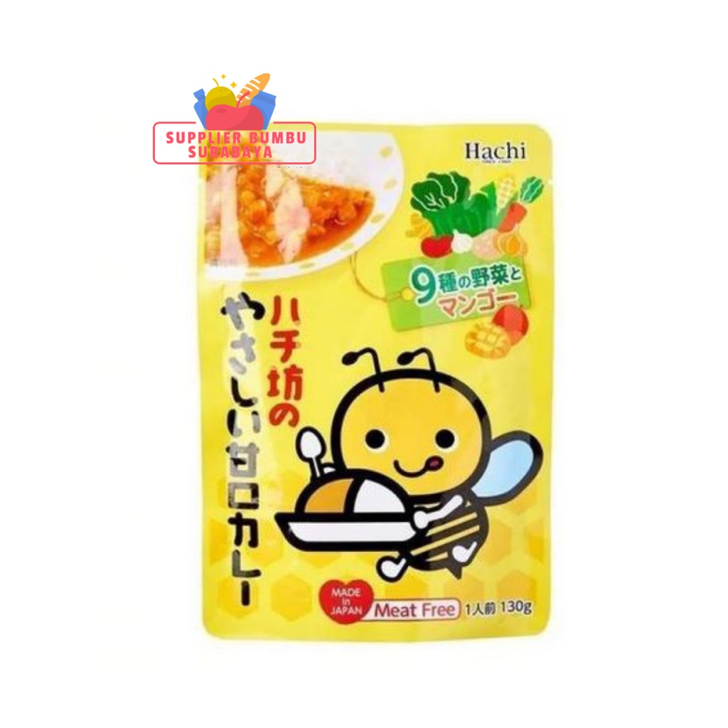 Hachi Instant Honey Curry For Kids Bumbu Kare Jepang Anak 130g