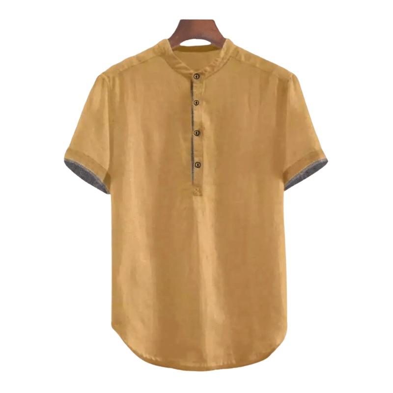 Baju Koko Kurta Dewasa Lengan Pendek Material Catton Adem Serap Keringat-Mustrad CSL