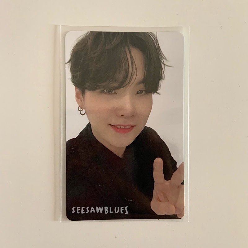 BTS SUGA MEMORIES 2020 DVD PHOTOCARD