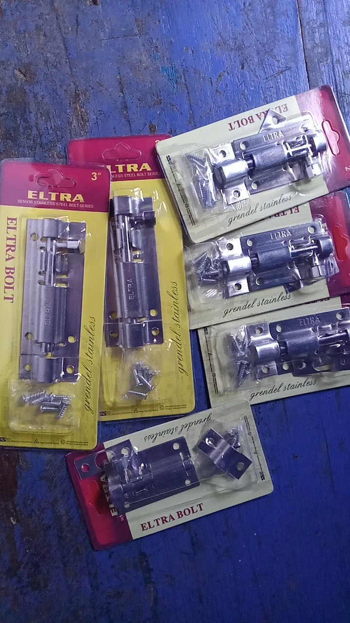 Grendel Slot Stainles 3 Inch | Selot Stanles