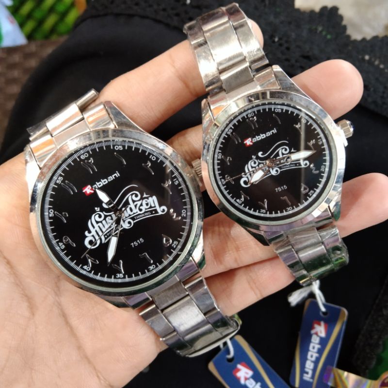 ready jam tangan couple free box Rabb4ni.