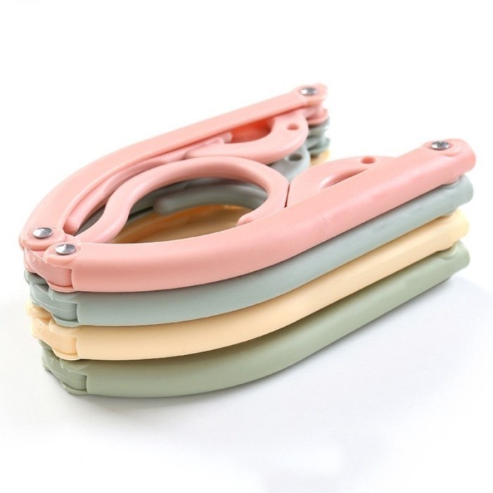 barokah gamis hanger baju lipat travel jemuran portable flexible adjustable gantung