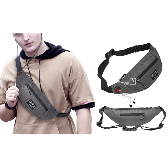 Tas Waistbag / slempang Original bahan Bimo waterproof NEO7002