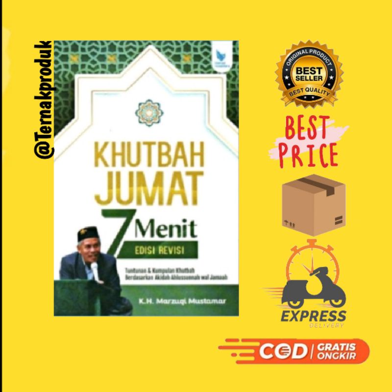 Buku Khutbah Jumat 7 Menit KH Marzuqi Mustamar Pilihan Setahun Nu Edisi Revisi