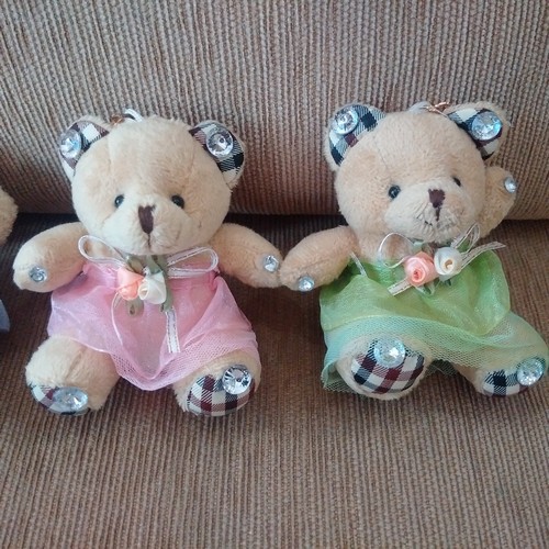 Gantungan Tas Kunci Teddy Bear Key Chain Bag Charm Boneka IMPORT Murah Lucu Bagus Cantik Keren Kado