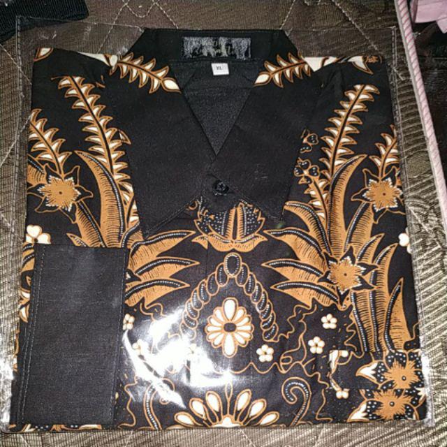 Batik Solo Dirga Kemeja Pria Katun Halus Sragenan Full Furing