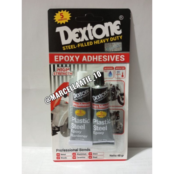 

1 pcs Lem Besi Plastik Dextone 5 Menit 48 gram