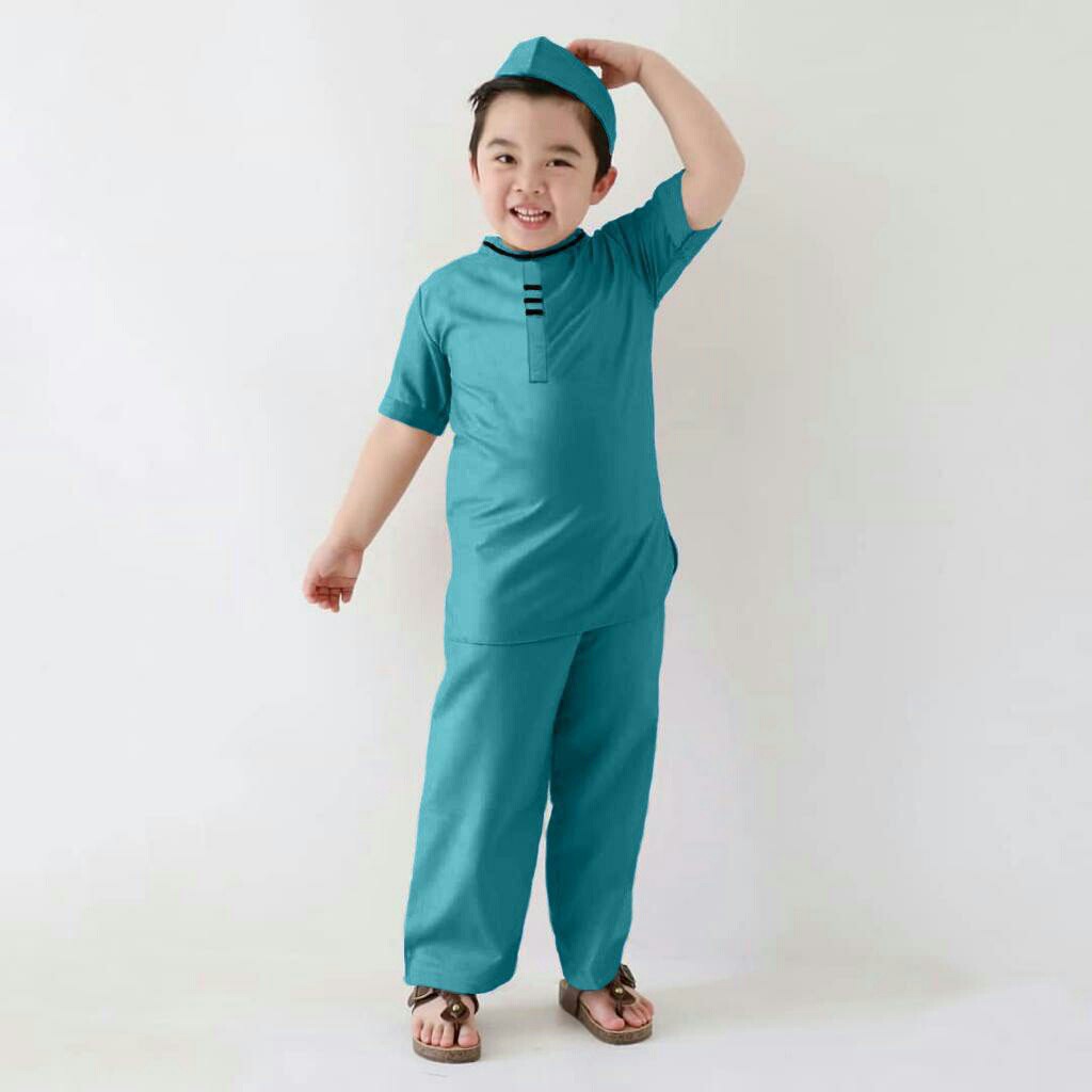 Setelan Koko Ikbol - Baju Muslim Anak Laki-laki - Baju Koko Anak Laki-laki Terbaru