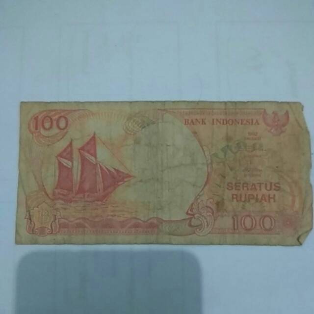 Koleksi uang lama 100 rupiah tahun 1992
