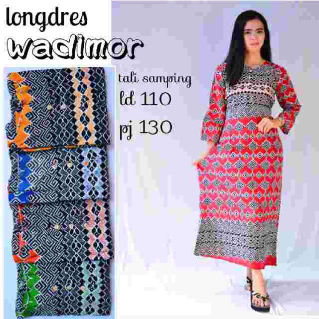 Longdress wadimor baju tidur gaun pesta tanah abang batik kebaya baju grosir baju cewek murah wanita