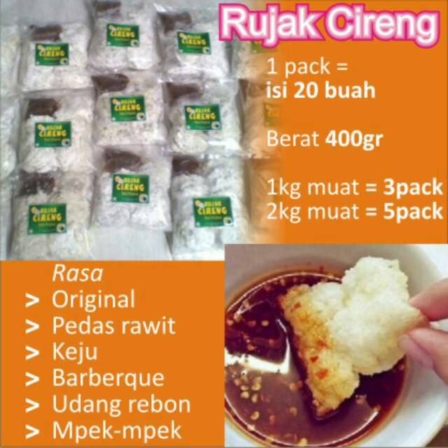 Rujak Cireng 1pack Isi 20pcs Bisa Via Gojek Cod Shopee Indonesia